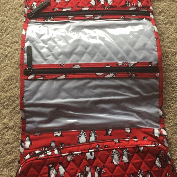 Vera Bradley Cosmetic Organizer Playful Penguins - Picture 5 of 7